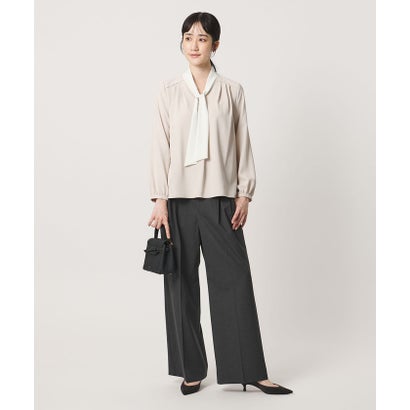 ジョーゼット ボウタイ ブラウス （OFF WHITE）｜詳細画像