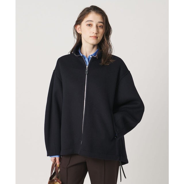 ダブルクロス ジップ ブルゾン （NAVY）