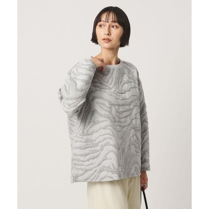 ジャガード スウェット プルオーバー カットソー （OFF WHITE）｜詳細画像