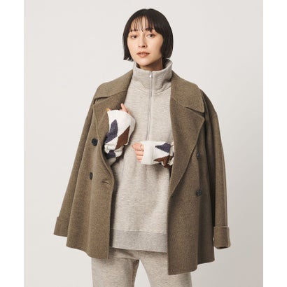 ジップ アップ プルオーバー スウェット （NATURAL）｜詳細画像