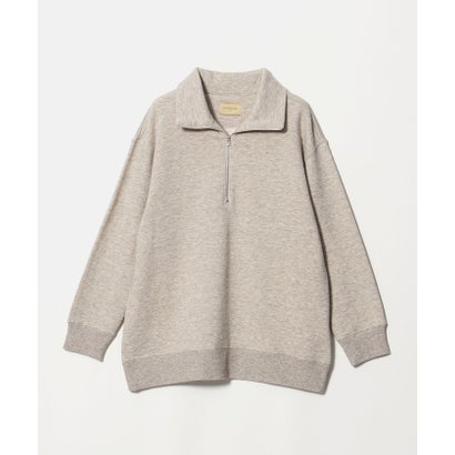 ジップ アップ プルオーバー スウェット （NATURAL）｜詳細画像