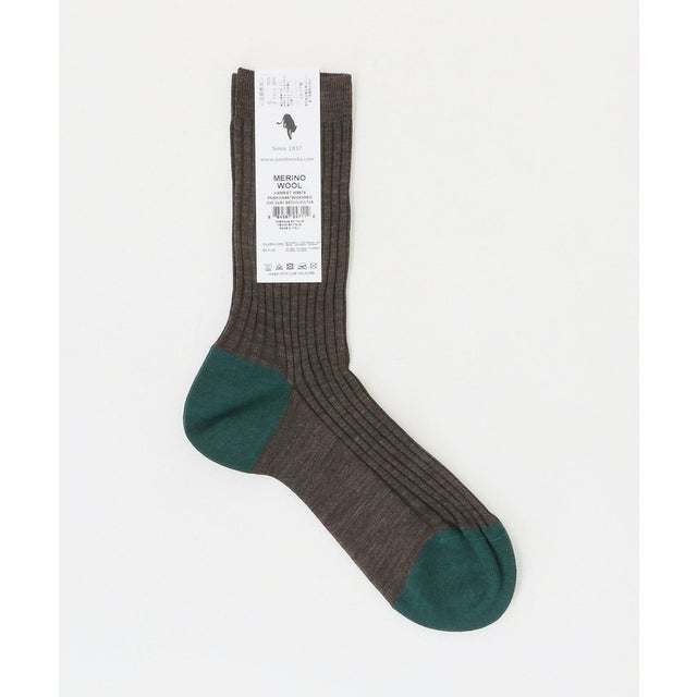PAN BI-COL W/N RIB （DK.BROWN）