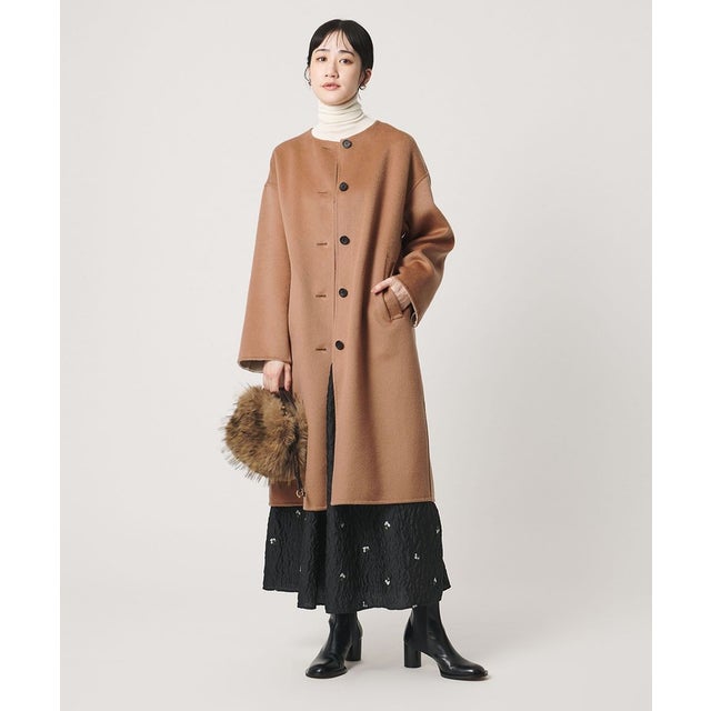 UBCMD CA/W RV NCL BTN （BEIGE）