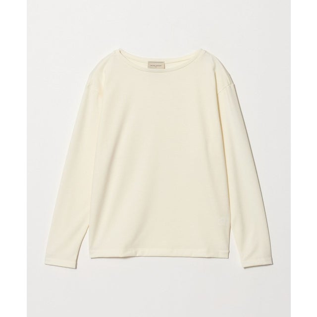 ボートネック ロングスリーブ カットソー （OFF WHITE）
