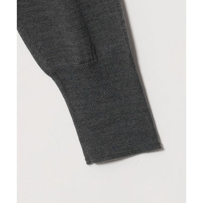 18G ウール クルーネック ニット ‐ウォッシャブル‐ （BLACK）｜詳細画像