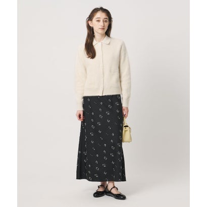 フォックスカシミヤ ポロカーディガン （OFF WHITE）｜詳細画像