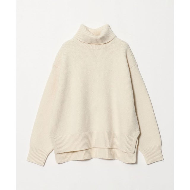 5G ウール カシミヤ タートルネック ニット （OFF WHITE）
