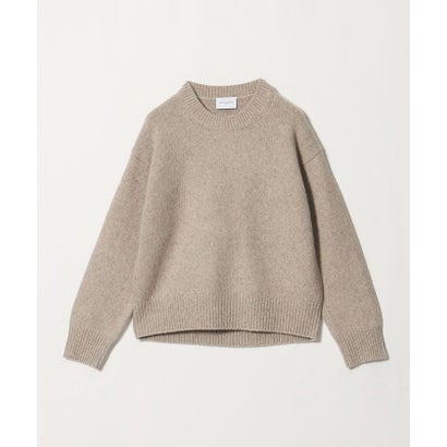 5G ウール カシミヤ クルーネック ニット （BEIGE）｜詳細画像