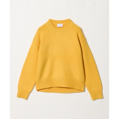 5G カシミヤ ウール クルーネック ニット （YELLOW）｜詳細画像
