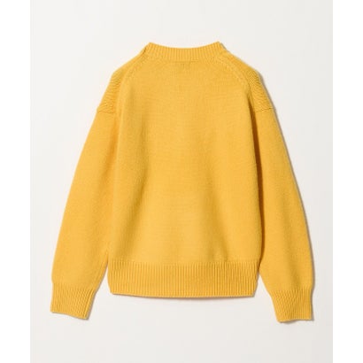 5G ウール カシミヤ クルーネック ニット （YELLOW）｜詳細画像