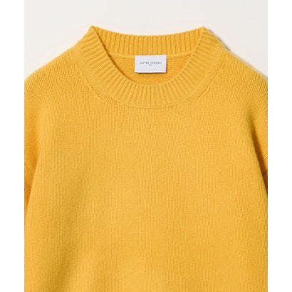 5G ウール カシミヤ クルーネック ニット （YELLOW）｜詳細画像