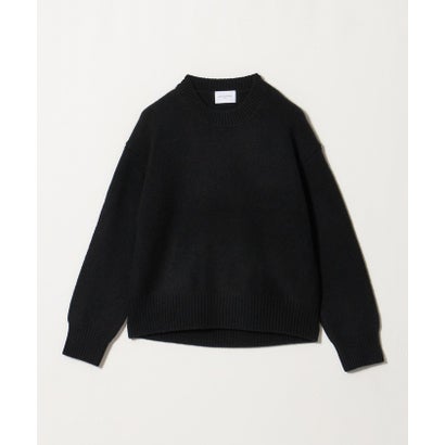 5G ウール カシミヤ クルーネック ニット （BLACK）｜詳細画像