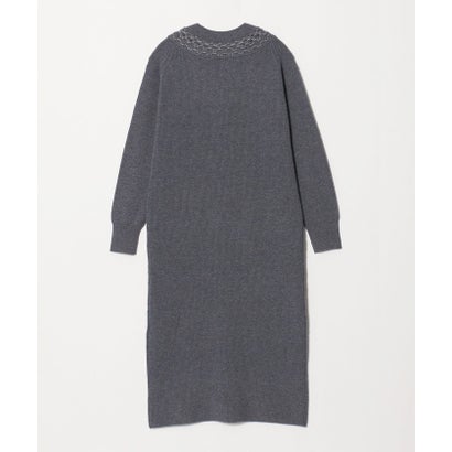 UWSC AZE V/N KNIT OP （OFF WHITE）｜詳細画像