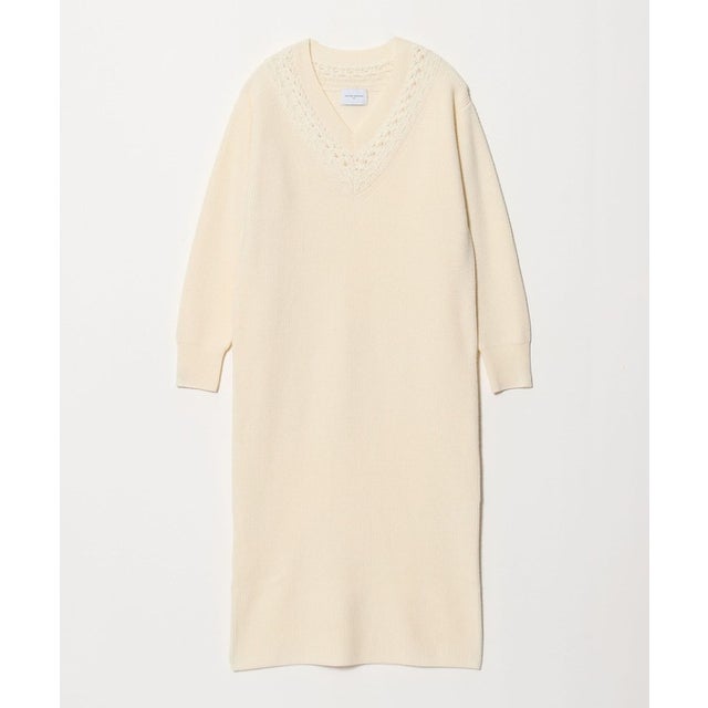 UWSC AZE V/N KNIT OP （OFF WHITE）