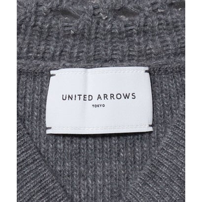 UWSC AZE V/N KNIT OP （MD.GRAY）｜詳細画像