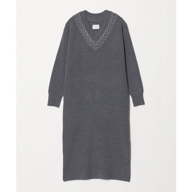 UWSC AZE V/N KNIT OP （MD.GRAY）