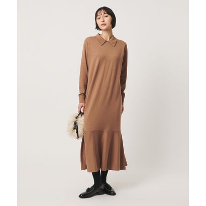 ポロニット ワンピース （BEIGE）｜詳細画像