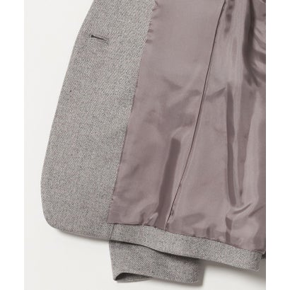 ユナイテッドアローズ UNITED ARROWS クラス ツイード ノーカラー ジャケット （NAVY）｜詳細画像