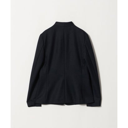 ユナイテッドアローズ UNITED ARROWS クラス ツイード ノーカラー ジャケット （NAVY）｜詳細画像