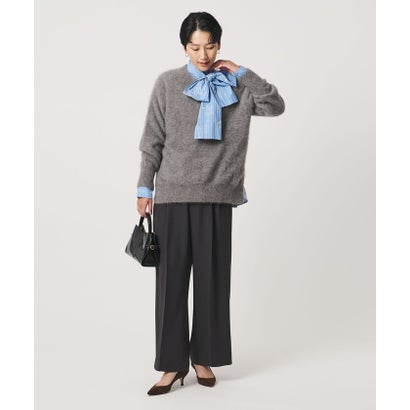 ユナイテッドアローズ UNITED ARROWS フォックスカシミヤ クルーネック ニット （BLACK）｜詳細画像