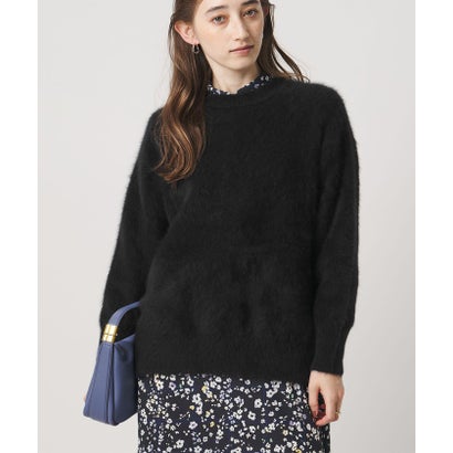 ユナイテッドアローズ UNITED ARROWS フォックスカシミヤ クルーネック ニット （BLACK）｜詳細画像