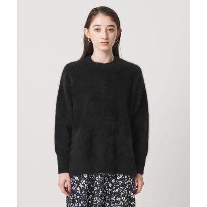 ユナイテッドアローズ UNITED ARROWS フォックスカシミヤ クルーネック ニット （BLACK）｜詳細画像