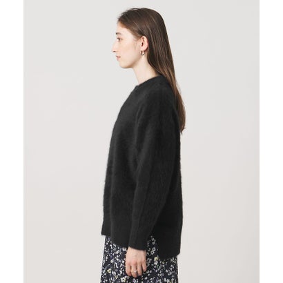 ユナイテッドアローズ UNITED ARROWS フォックスカシミヤ クルーネック ニット （BLACK）｜詳細画像