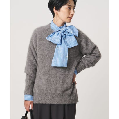 ユナイテッドアローズ UNITED ARROWS フォックスカシミヤ クルーネック ニット （MD.GRAY）｜詳細画像
