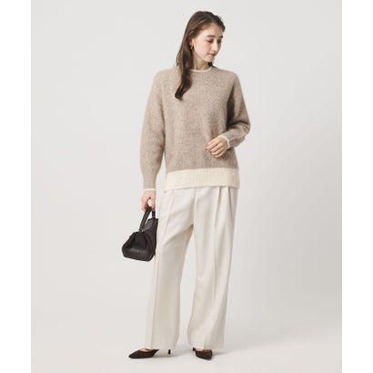 ユナイテッドアローズ UNITED ARROWS フォックスカシミヤ スパンコール クルーネック ニット （DK.GRAY）｜詳細画像