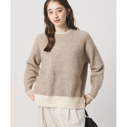 ユナイテッドアローズ UNITED ARROWS フォックスカシミヤ スパンコール クルーネック ニット （DK.GRAY）｜詳細画像