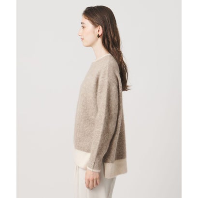 ユナイテッドアローズ UNITED ARROWS フォックスカシミヤ スパンコール クルーネック ニット （DK.GRAY）｜詳細画像
