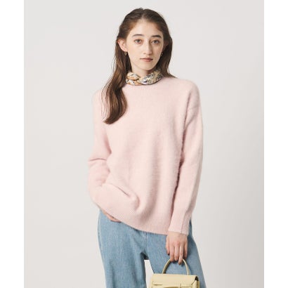 ユナイテッドアローズ UNITED ARROWS フォックスカシミヤ スパンコール クルーネック ニット （LT.PINK）｜詳細画像