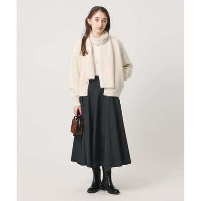 ユナイテッドアローズ UNITED ARROWS フォックスカシミヤ ストール カーディガン （OFF WHITE）｜詳細画像