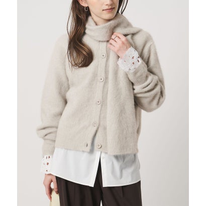 ユナイテッドアローズ UNITED ARROWS フォックスカシミヤ ストール カーディガン （OFF WHITE）｜詳細画像