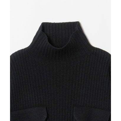 ユナイテッドアローズ UNITED ARROWS ＜SACRA＞ウール ポケット タートル ニット （DK.GRAY）｜詳細画像