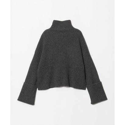 ユナイテッドアローズ UNITED ARROWS ＜SACRA＞ウール ポケット タートル ニット （DK.GRAY）｜詳細画像