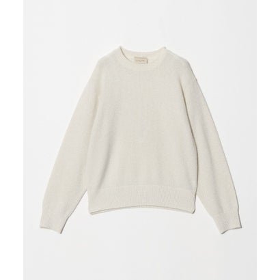 ユナイテッドアローズ UNITED ARROWS フォックス ウール ラメ クルーネック ニット （OFF WHITE）｜詳細画像