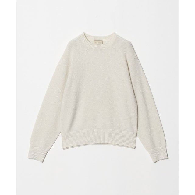 フォックス ウール ラメ クルーネック ニット （OFF WHITE）