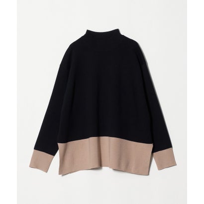 ユナイテッドアローズ UNITED ARROWS W/P ハイネック ニット -ウォッシャブル- （NAVY）｜詳細画像