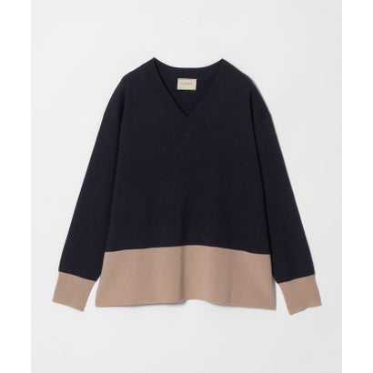 ユナイテッドアローズ UNITED ARROWS W/P Vネック ニット -ウォッシャブル- （NAVY）｜詳細画像