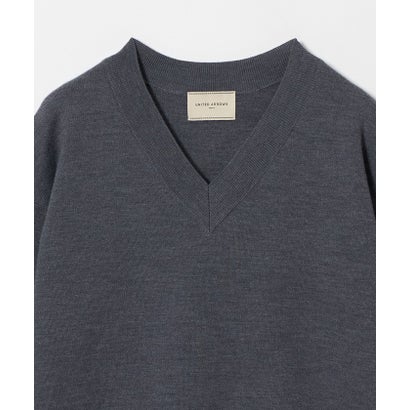 ユナイテッドアローズ UNITED ARROWS W/P Vネック ニット -ウォッシャブル- （NAVY）｜詳細画像