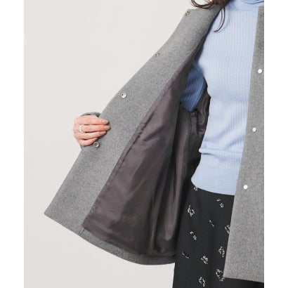 ユナイテッドアローズ UNITED ARROWS フリルスリーブ コート （BLACK）｜詳細画像