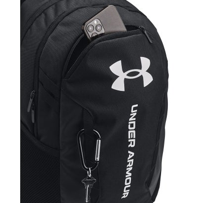 アンダーアーマー/UA Hustle 6.0 Backpack （Black / Black / White）｜詳細画像