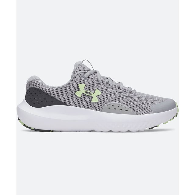 /キッズ/UA SURGE 4 （Steel / Anthracite / Lumos Lime）