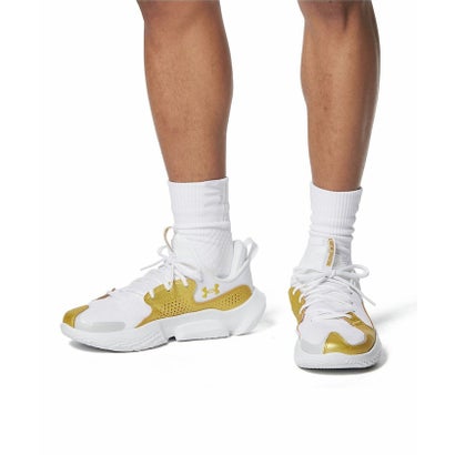 アンダーアーマー/UA FLOW FUTR X 3 （White / White / Metallic Gold）｜詳細画像