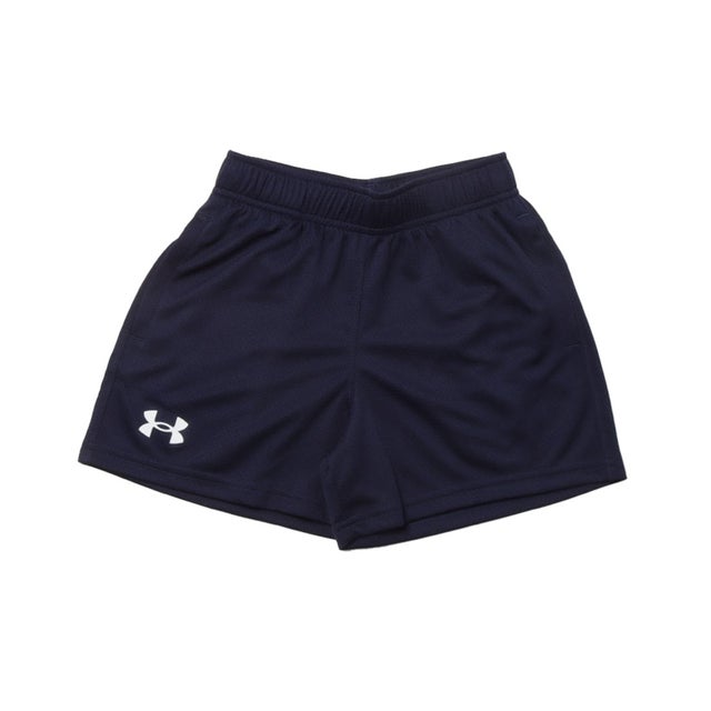 ジュニア ショーツ UAテック メッシュショーツ 1387348 （Midnight Navy /  / White）