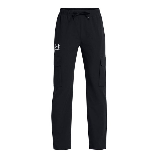 /キッズ/UA ICON WOVEN PANTS （Black /  / White）