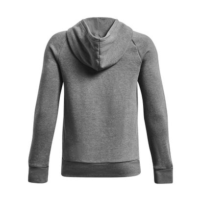 アンダーアーマー/キッズ/UA RIVAL FLEECE BIG LOGO HOODIE （Castlerock Light Heather /  / White）｜詳細画像