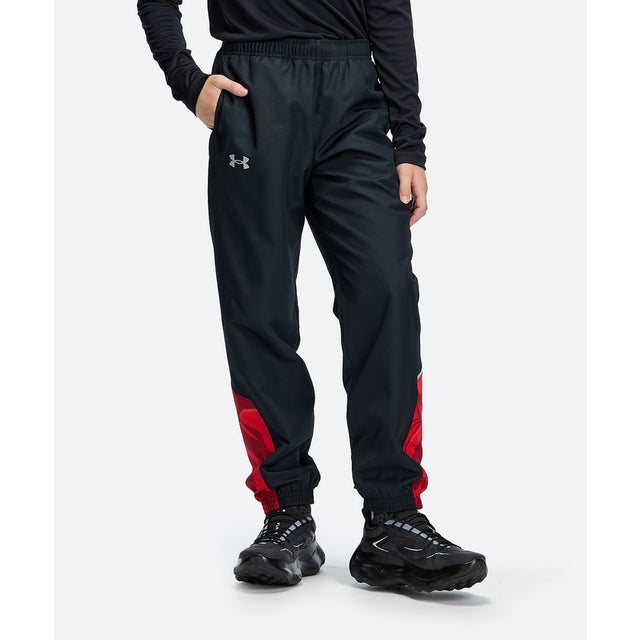 /キッズ/UA TRICOT PRINT WOVEN PANTS （Black / Red /）
