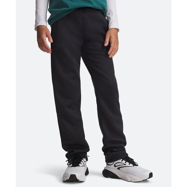 /キッズ/UA ARMOUR FLEECE PANTS （Black /  / White）